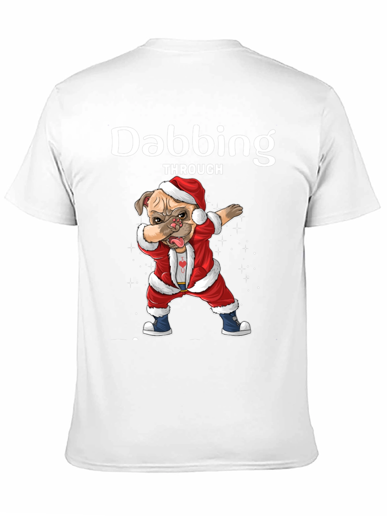 Dabbing Dog Christmas T-Shirt