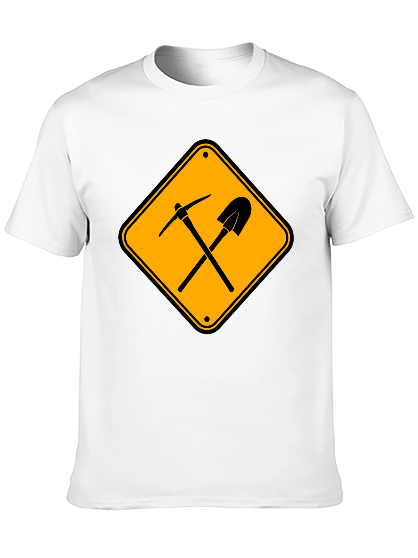 Mining Tools Sign T-Shirt - Black