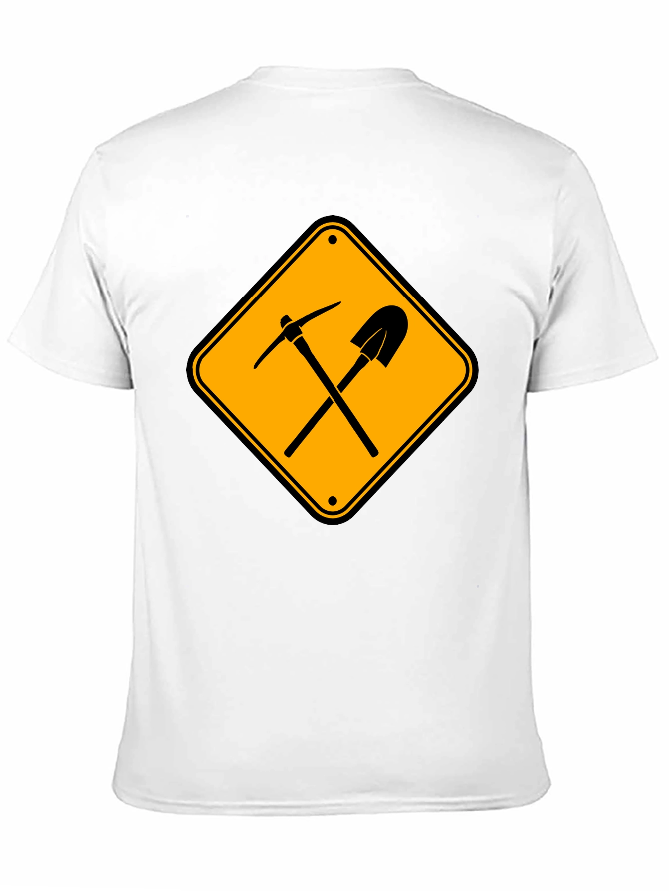 Mining Tools Sign T-Shirt - Black