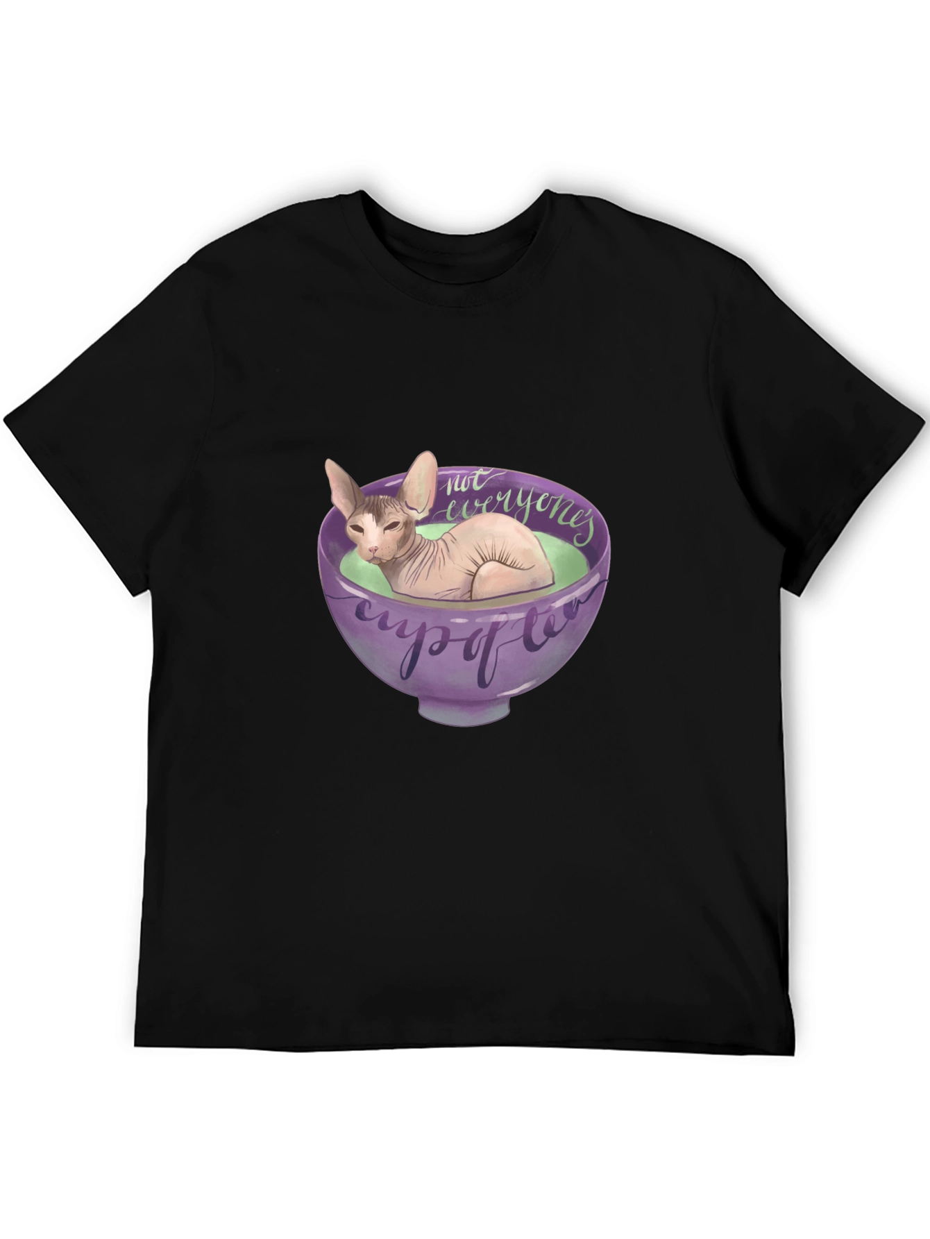 Sphynx Cat Not Everyones Cup of Tea T-Shirt