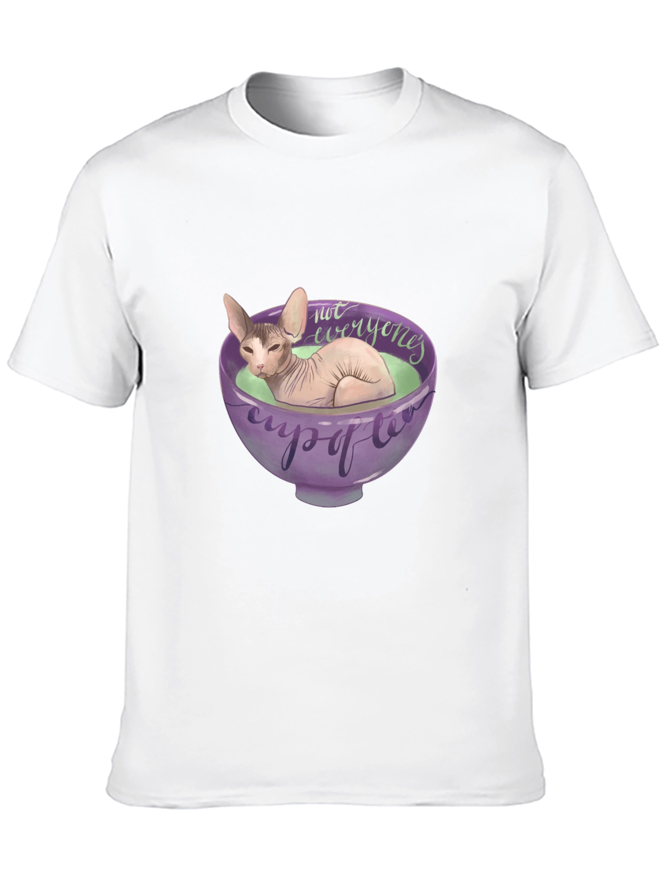 Sphynx Cat Not Everyones Cup of Tea T-Shirt