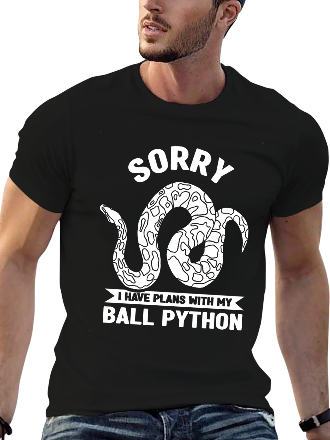 Sorry Ball Python T-Shirt Reptile Lover Tee