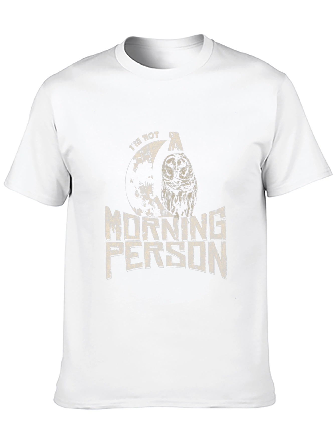 Im Not A Morning Person Owl Graphic T-Shirt