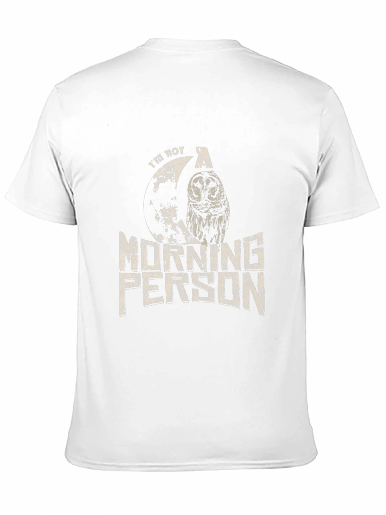 Im Not A Morning Person Owl Graphic T-Shirt