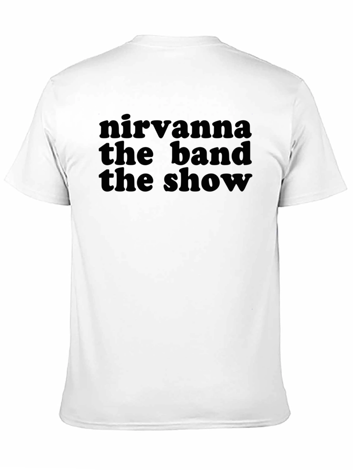 Nirvana The Band The Show Black T-Shirt