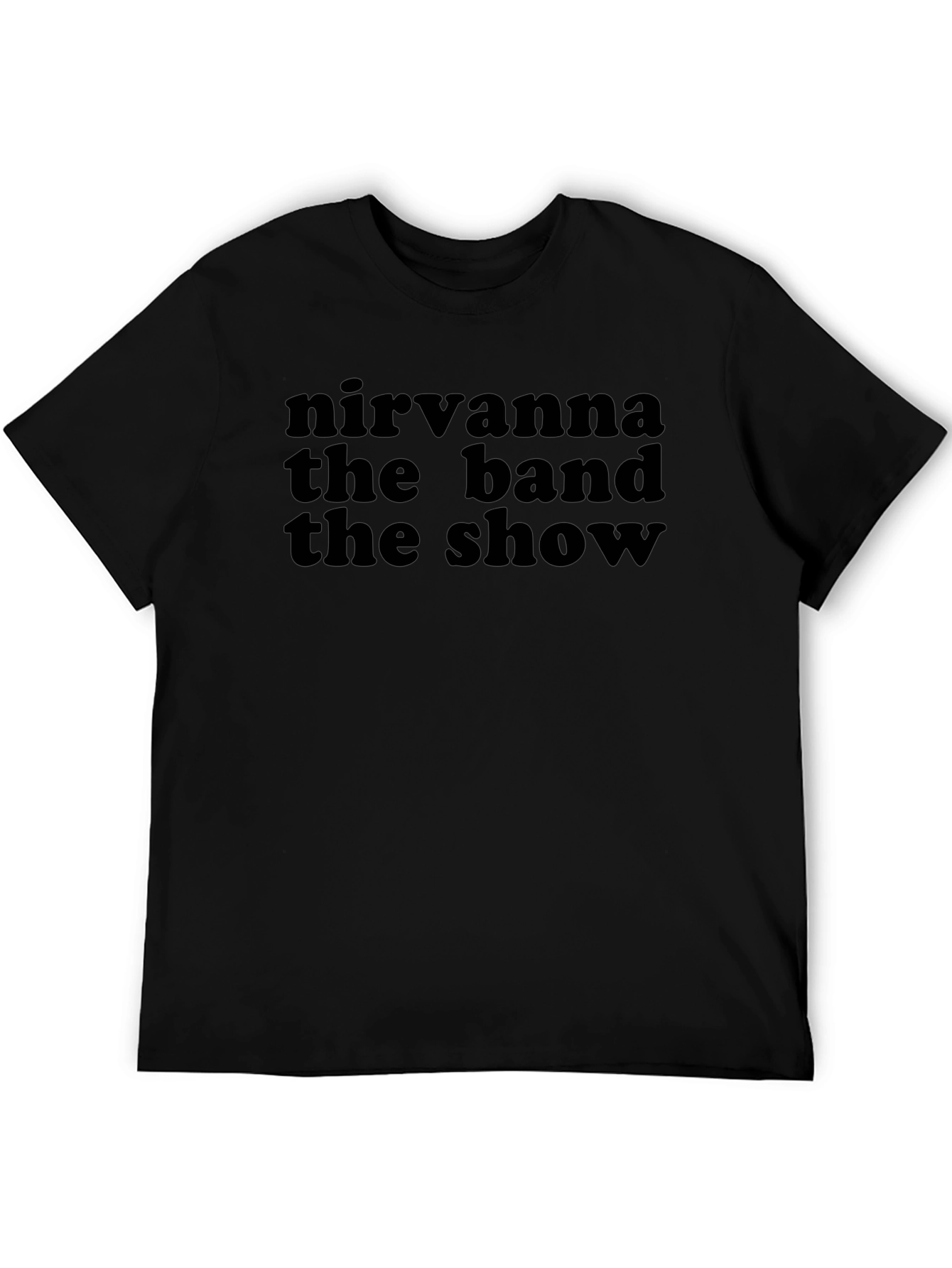 Nirvana The Band The Show Black T-Shirt