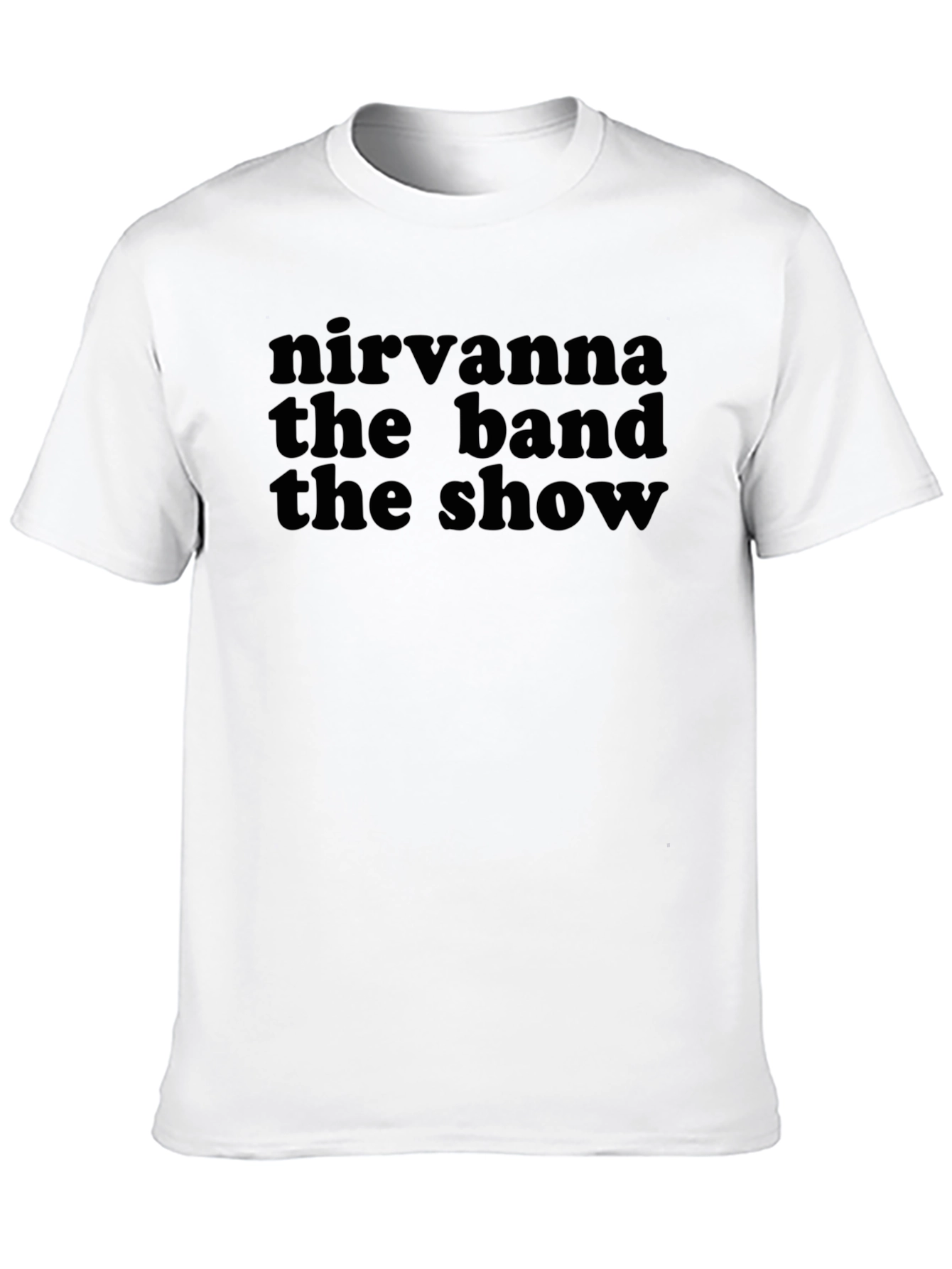 Nirvana The Band The Show Black T-Shirt
