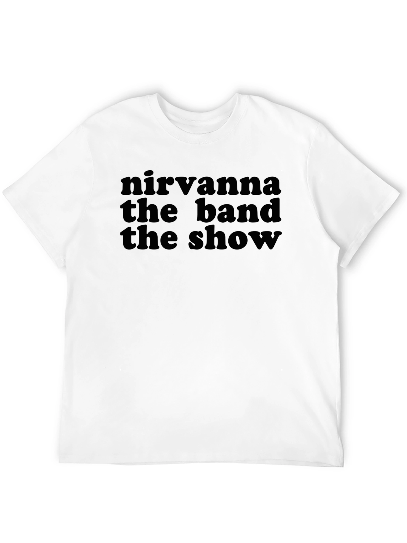 Nirvana The Band The Show Black T-Shirt