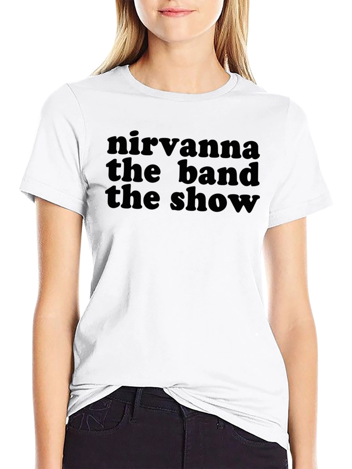 Nirvana The Band The Show Black T-Shirt