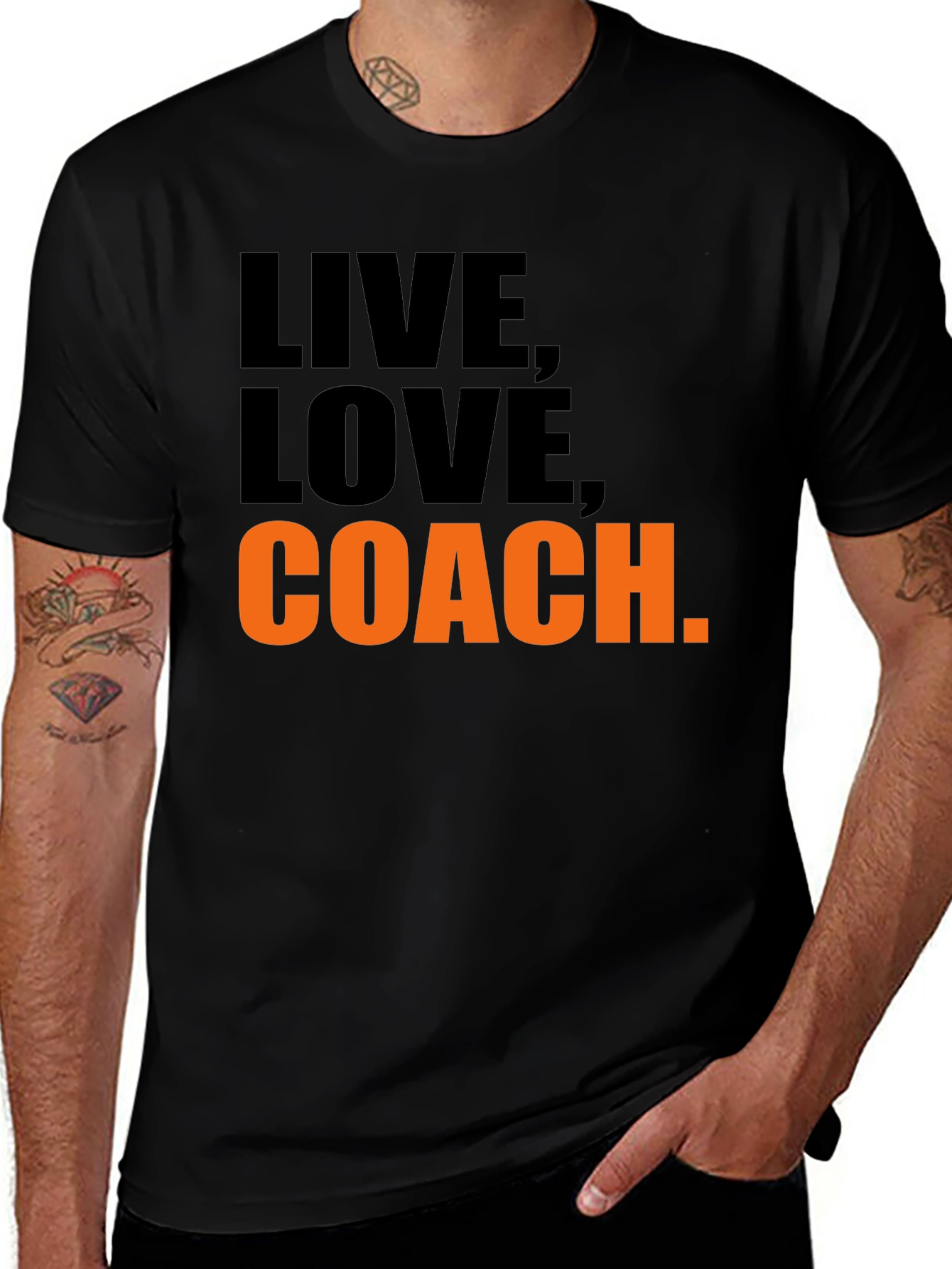 Live Love Coach Graphic Tee