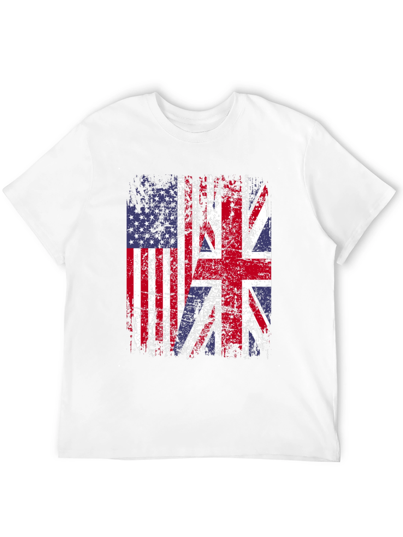 USA & UK Flag Graphic Tee