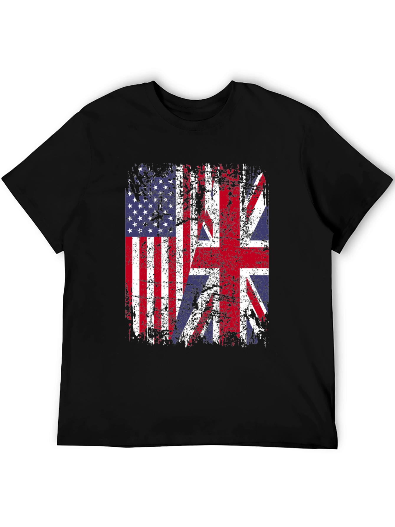 USA & UK Flag Graphic Tee