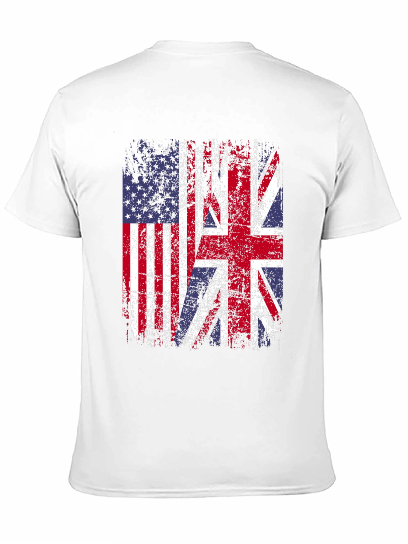 USA & UK Flag Graphic Tee