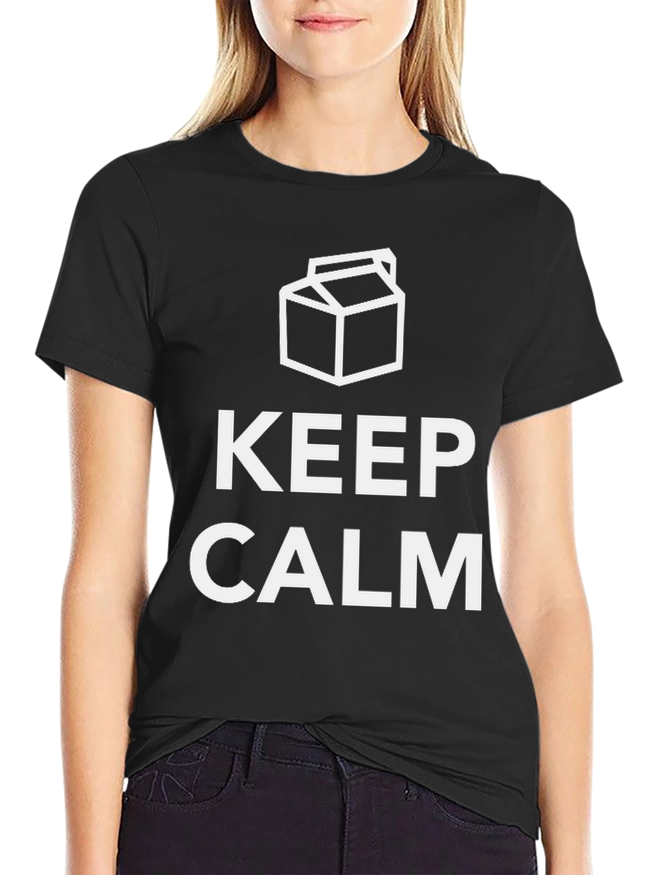 Keep Calm and Drink Milk T-Shirt