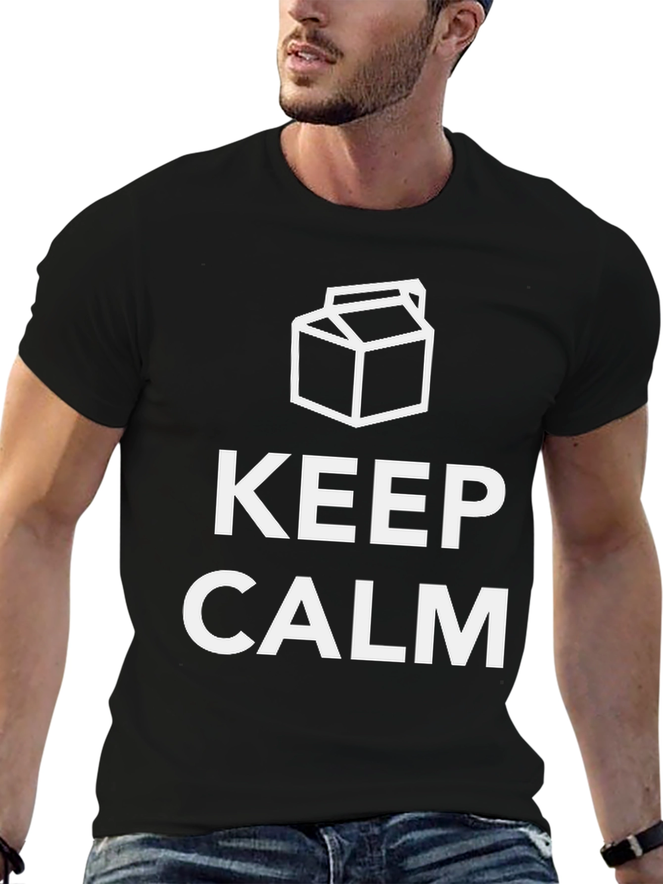 Keep Calm and Drink Milk T-Shirt