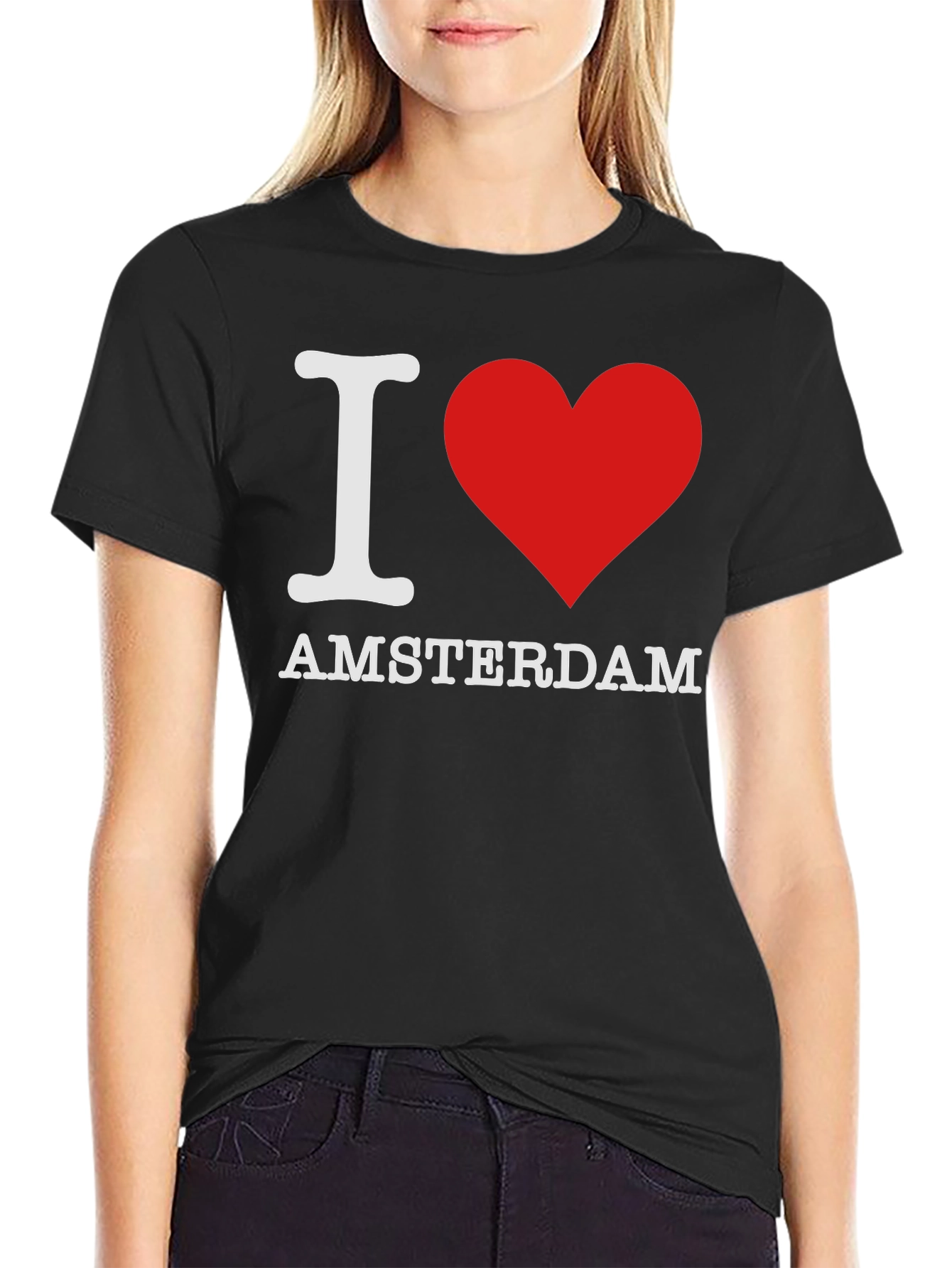 I Love Amsterdam T-Shirt - Classic Design