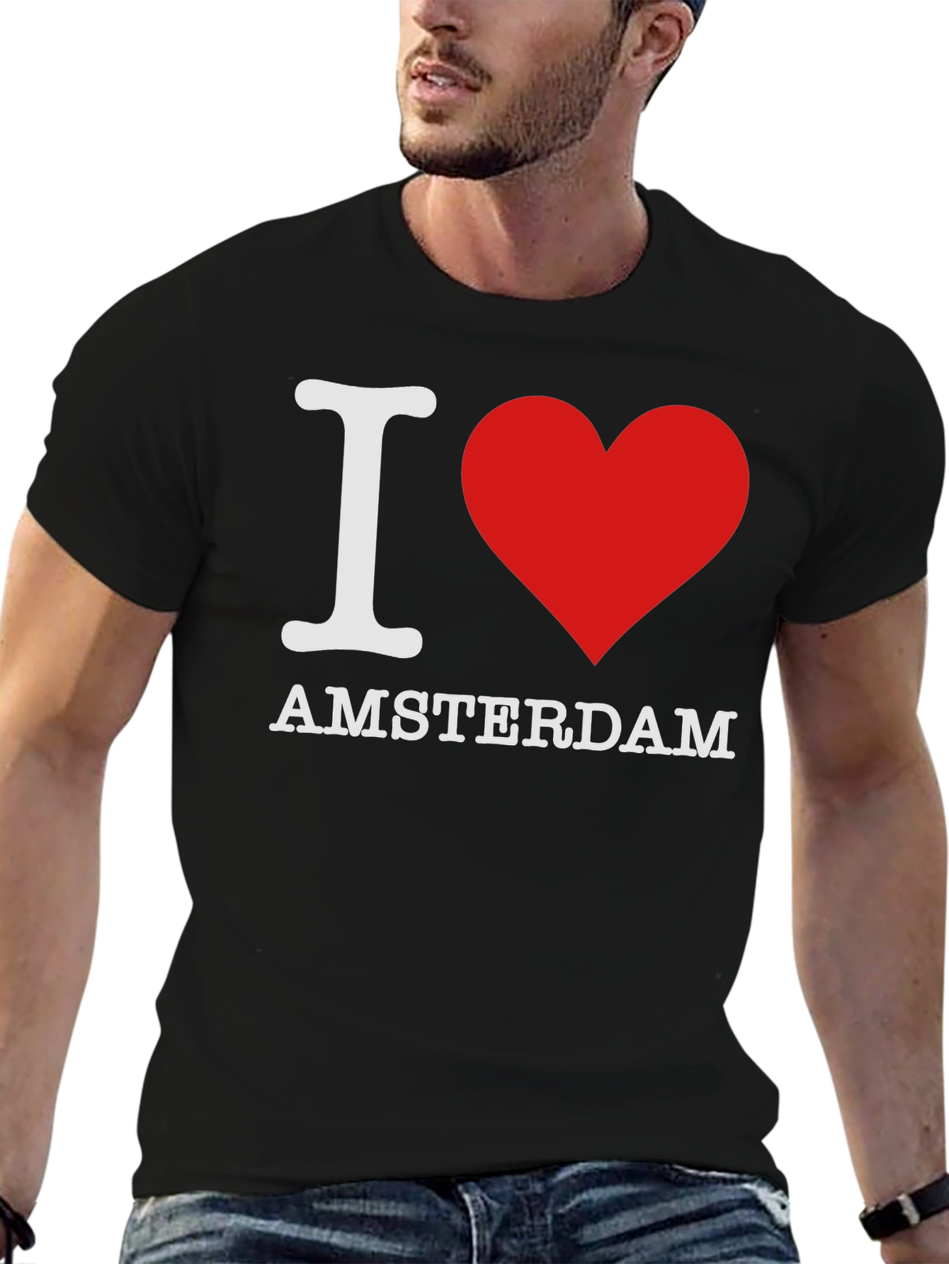 I Love Amsterdam T-Shirt - Classic Design