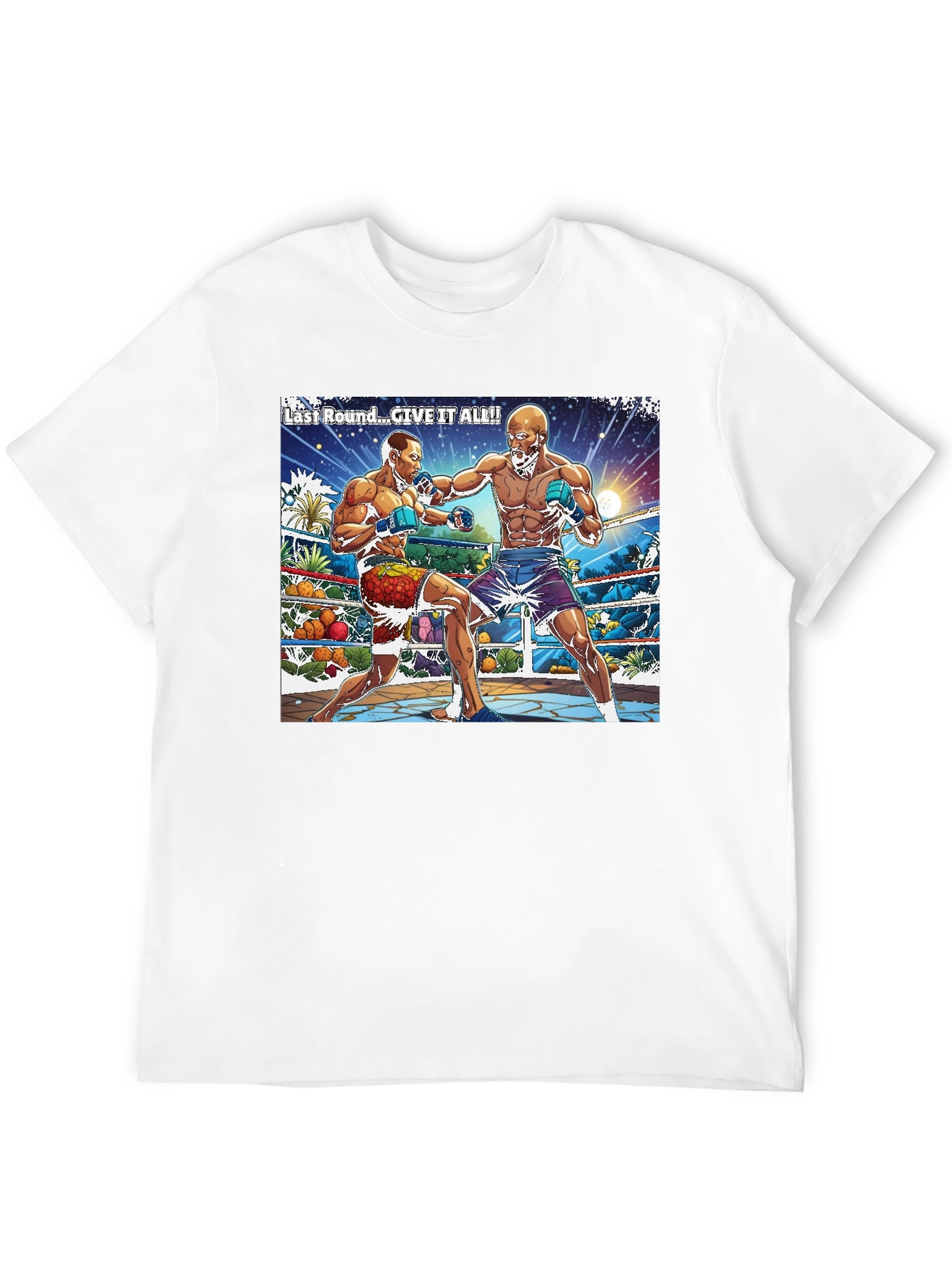 Last Round Boxing Graphic T-Shirt