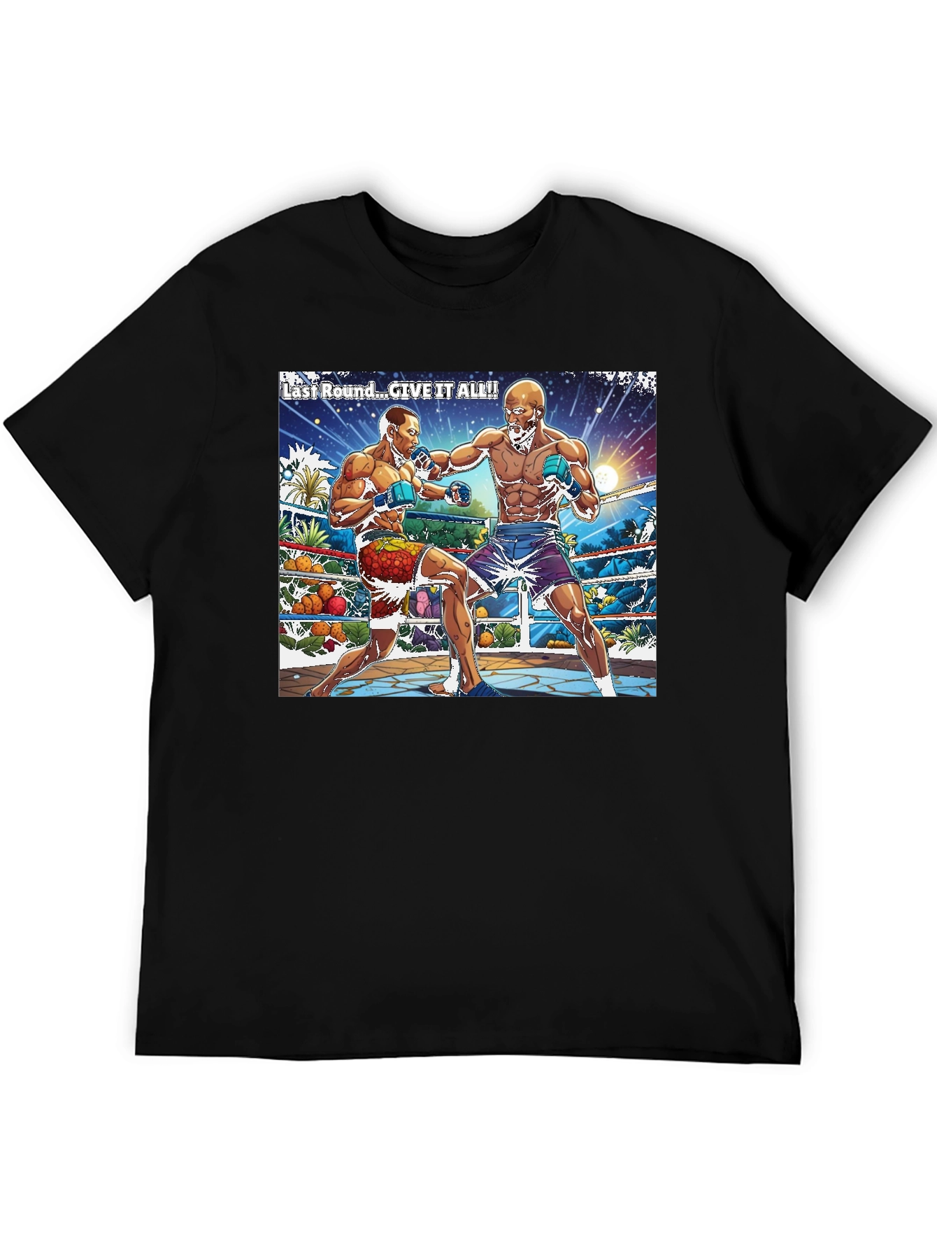 Last Round Boxing Graphic T-Shirt