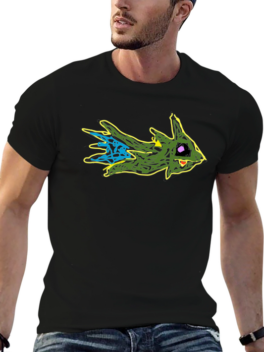 Unique Monster Graphic T-Shirt