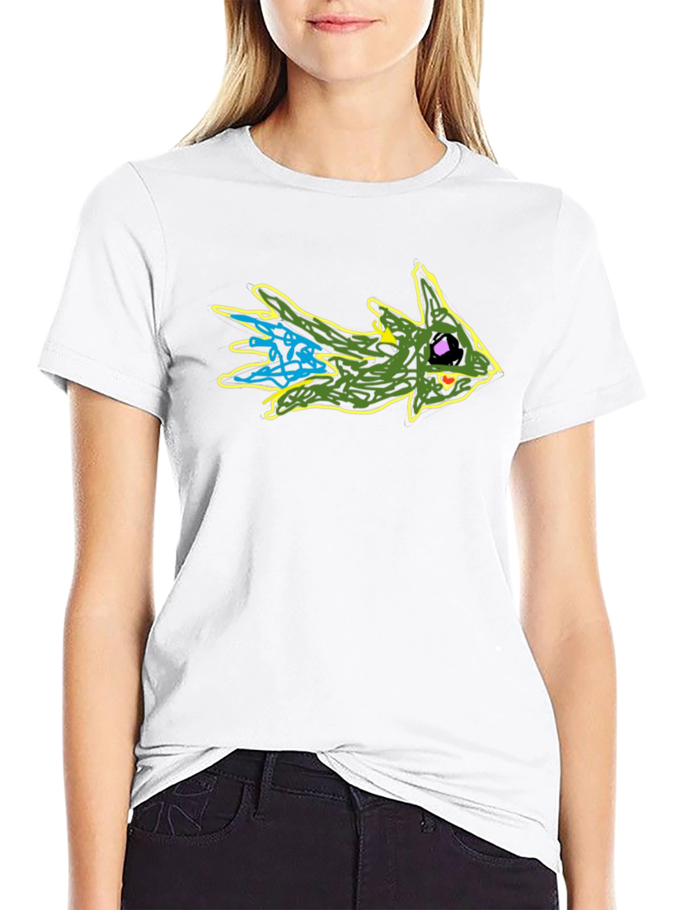 Unique Monster Graphic T-Shirt