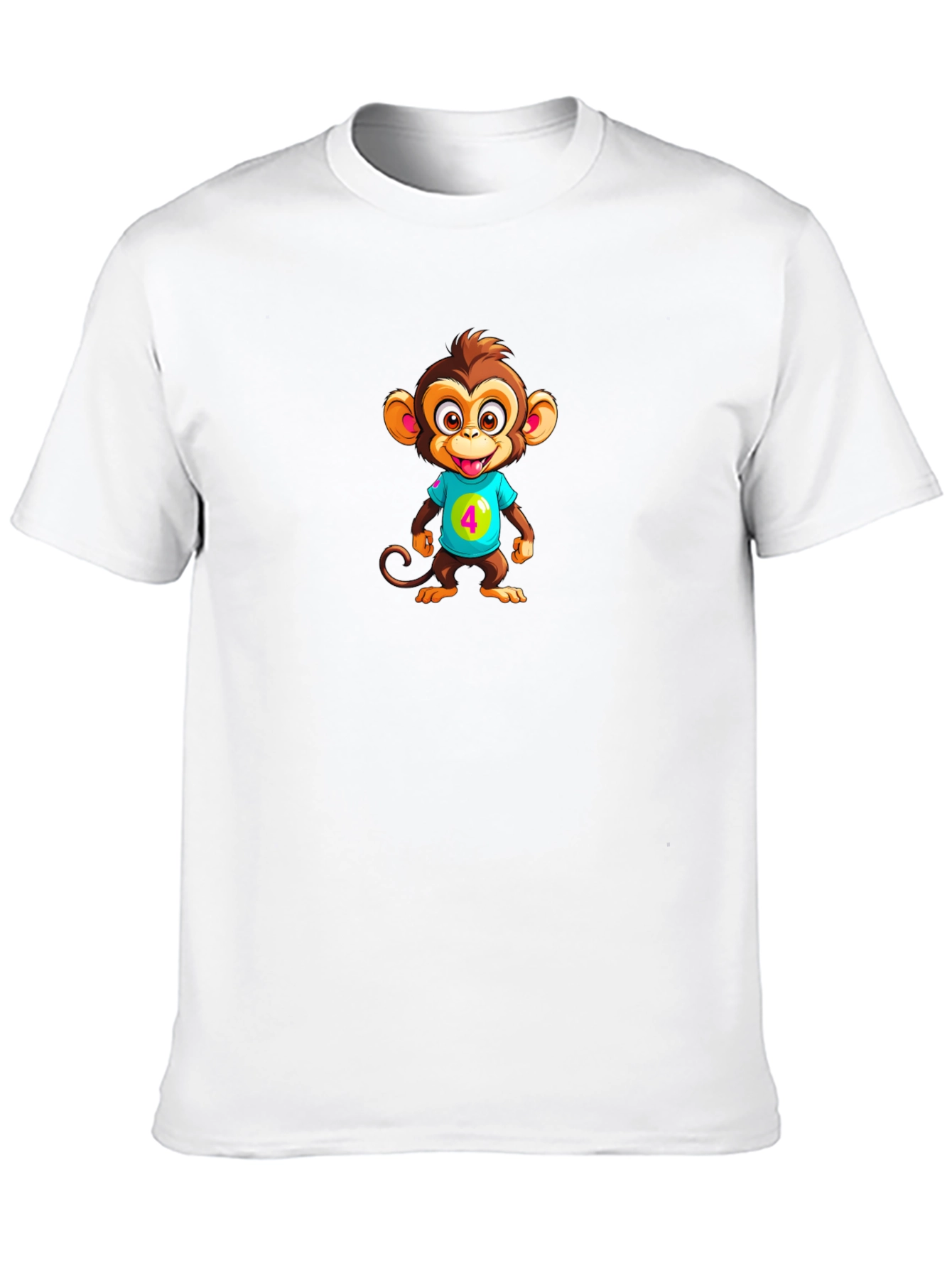 Cartoon Monkey Tee - Number 4