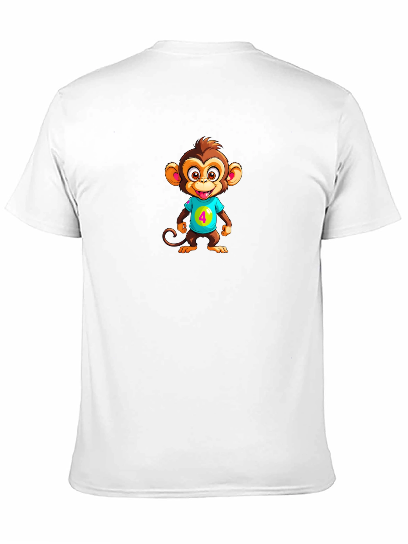Cartoon Monkey Tee - Number 4