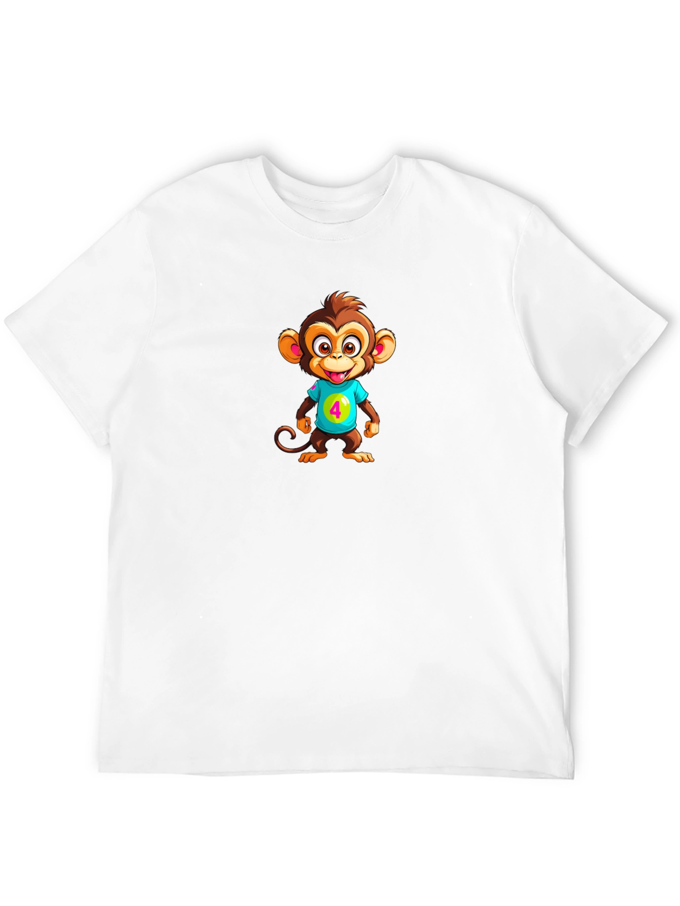 Cartoon Monkey Tee - Number 4