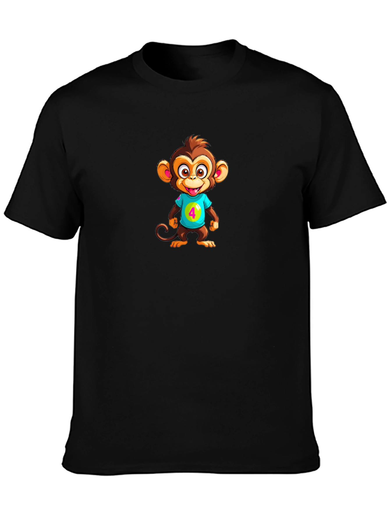 Cartoon Monkey Tee - Number 4