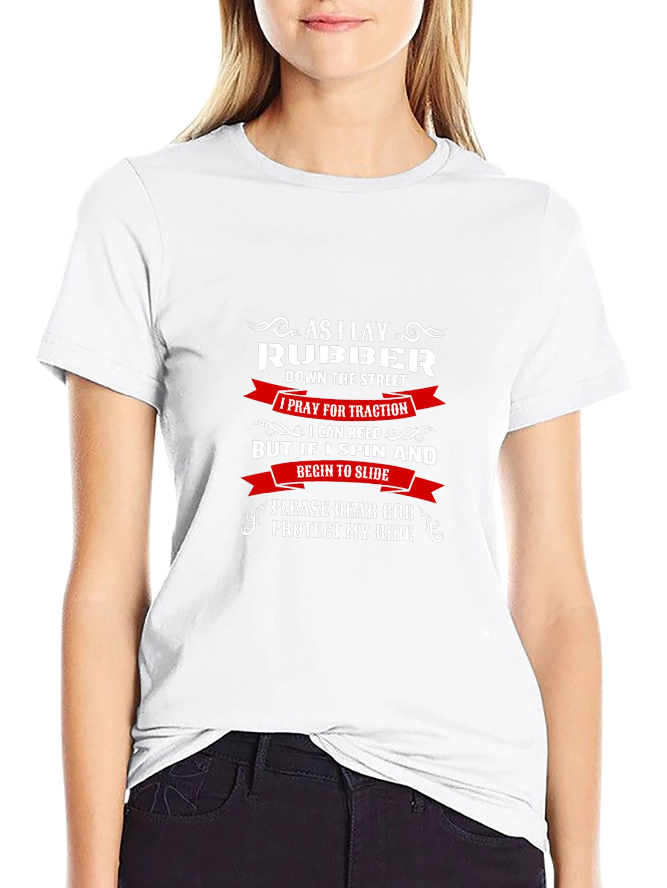 As I Lay Rubber T-Shirt - Protect My Ride