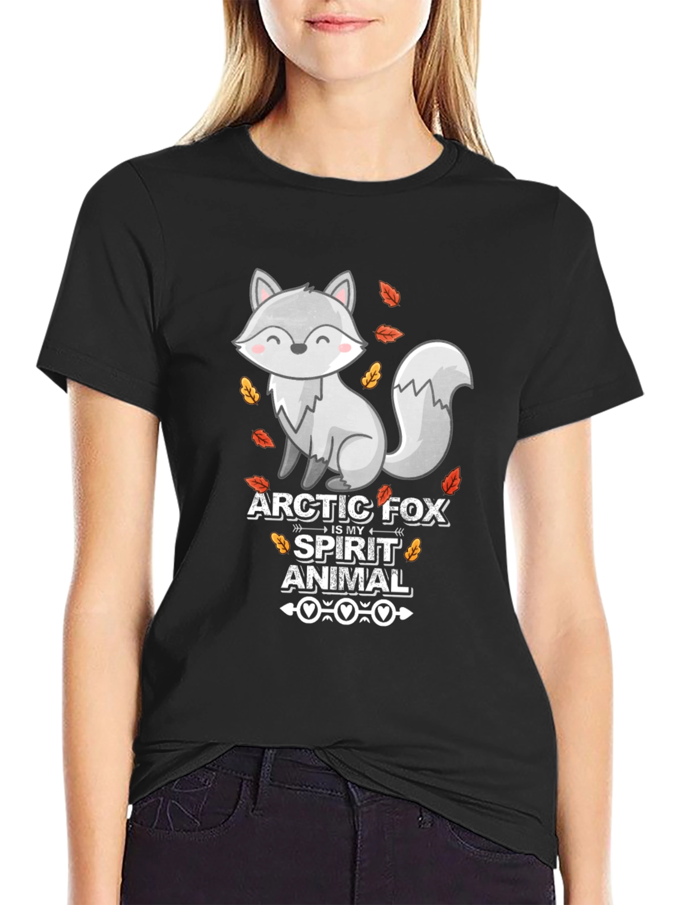 Arctic Fox Spirit Animal Graphic Tee
