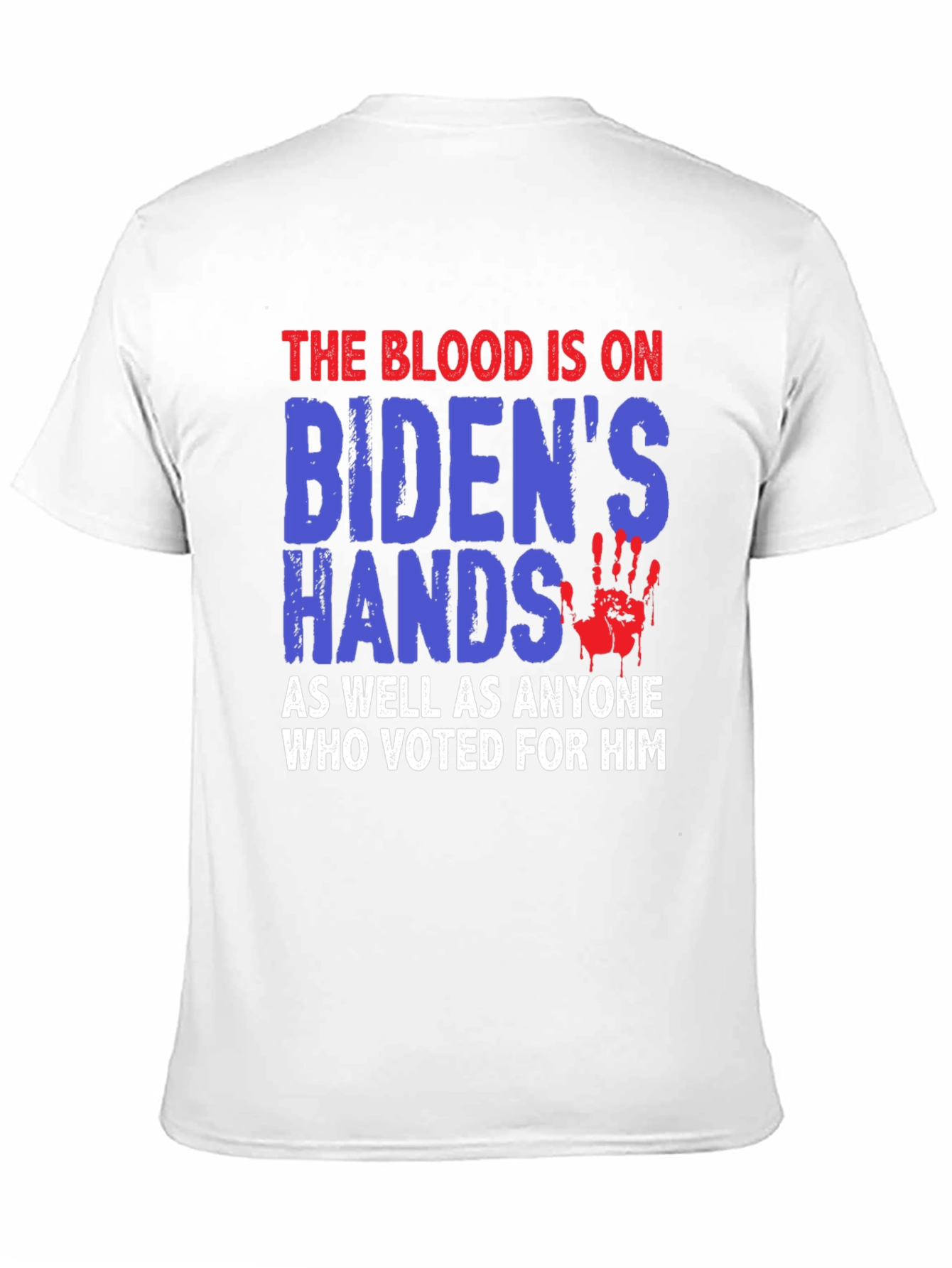 Bidens Hands Graphic Tee - Political Statement Shirt