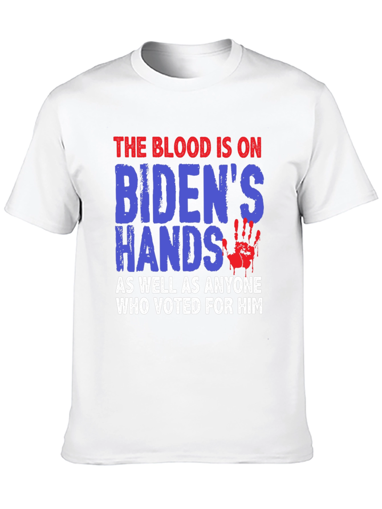 Bidens Hands Graphic Tee - Political Statement Shirt