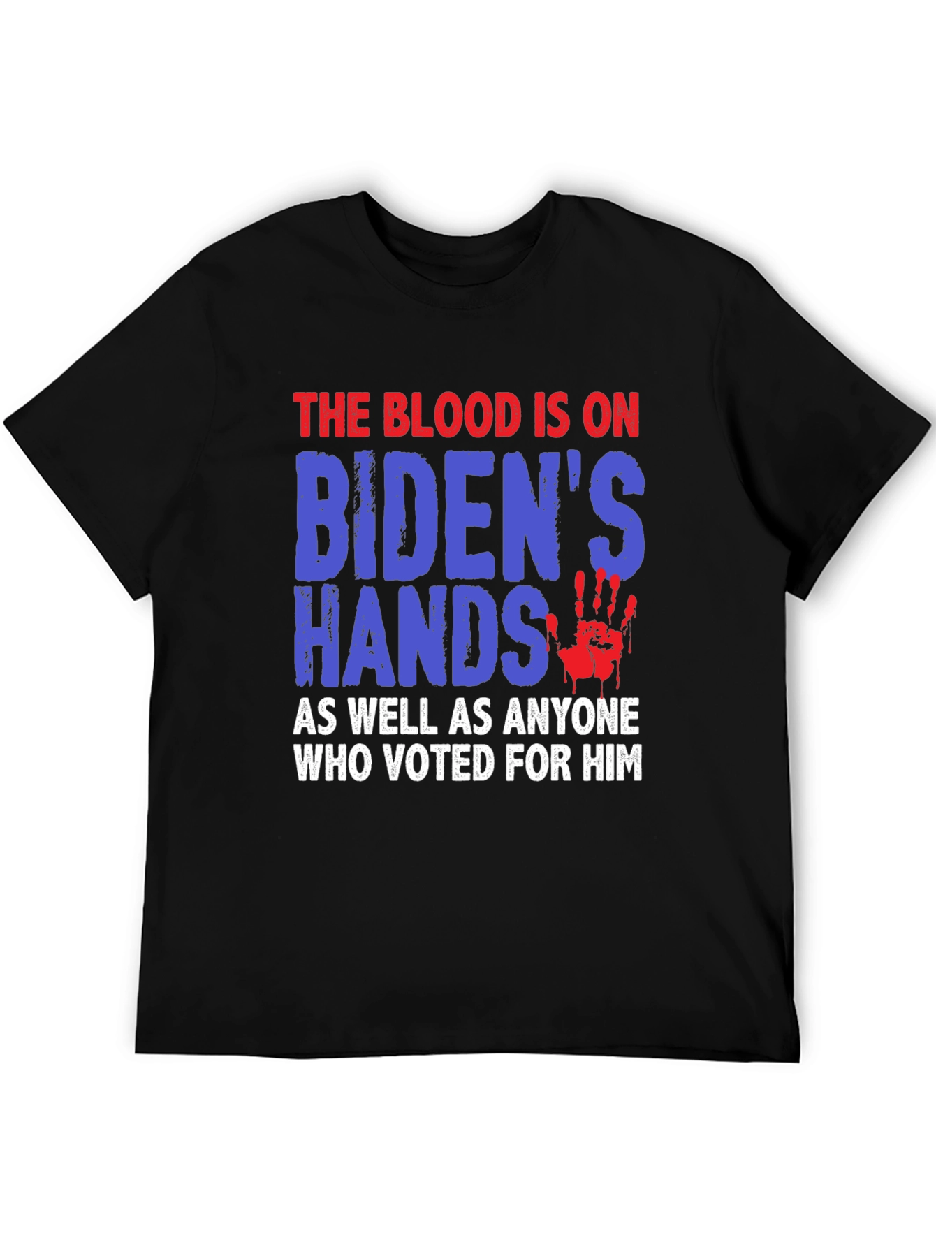 Bidens Hands Graphic Tee - Political Statement Shirt