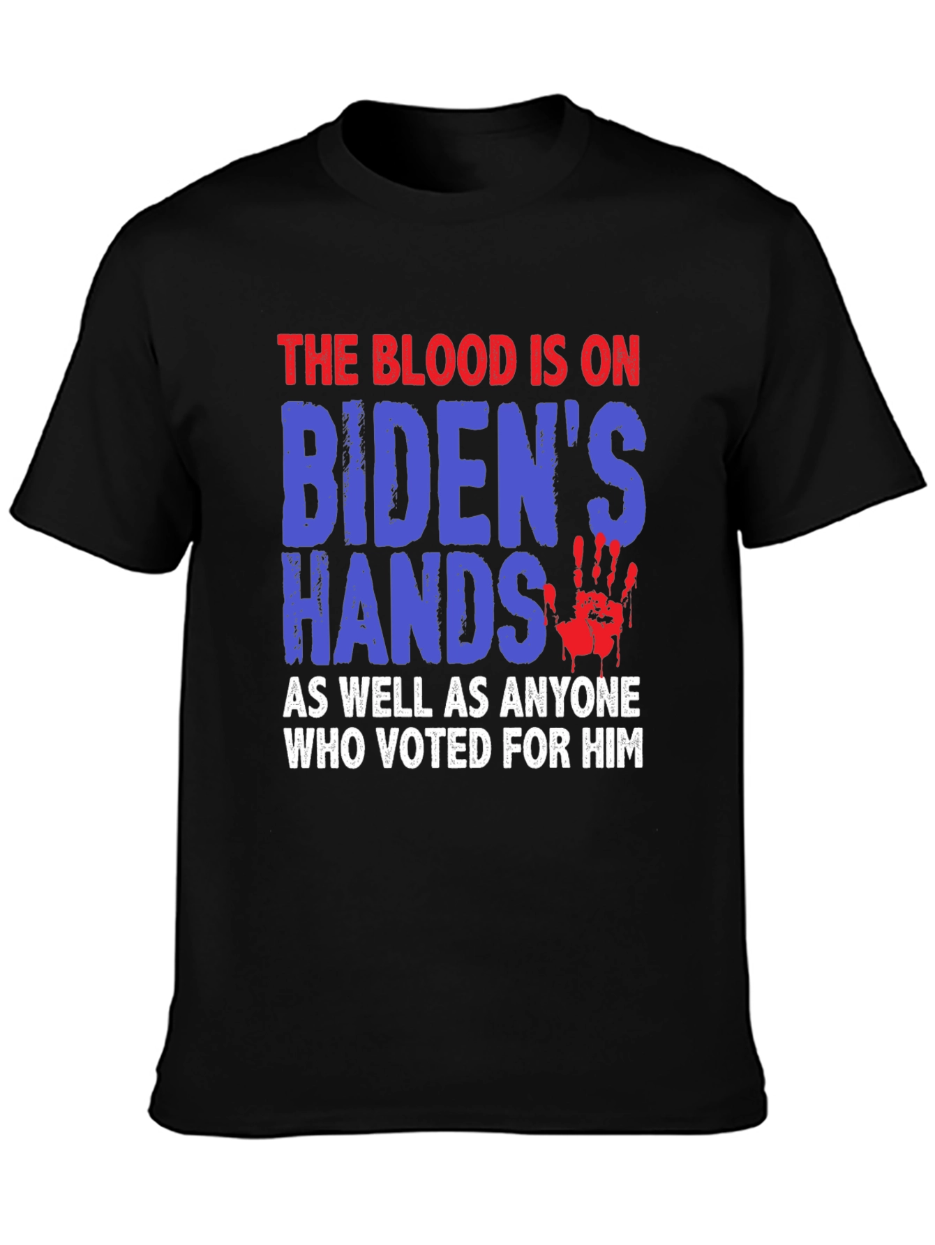 Bidens Hands Graphic Tee - Political Statement Shirt