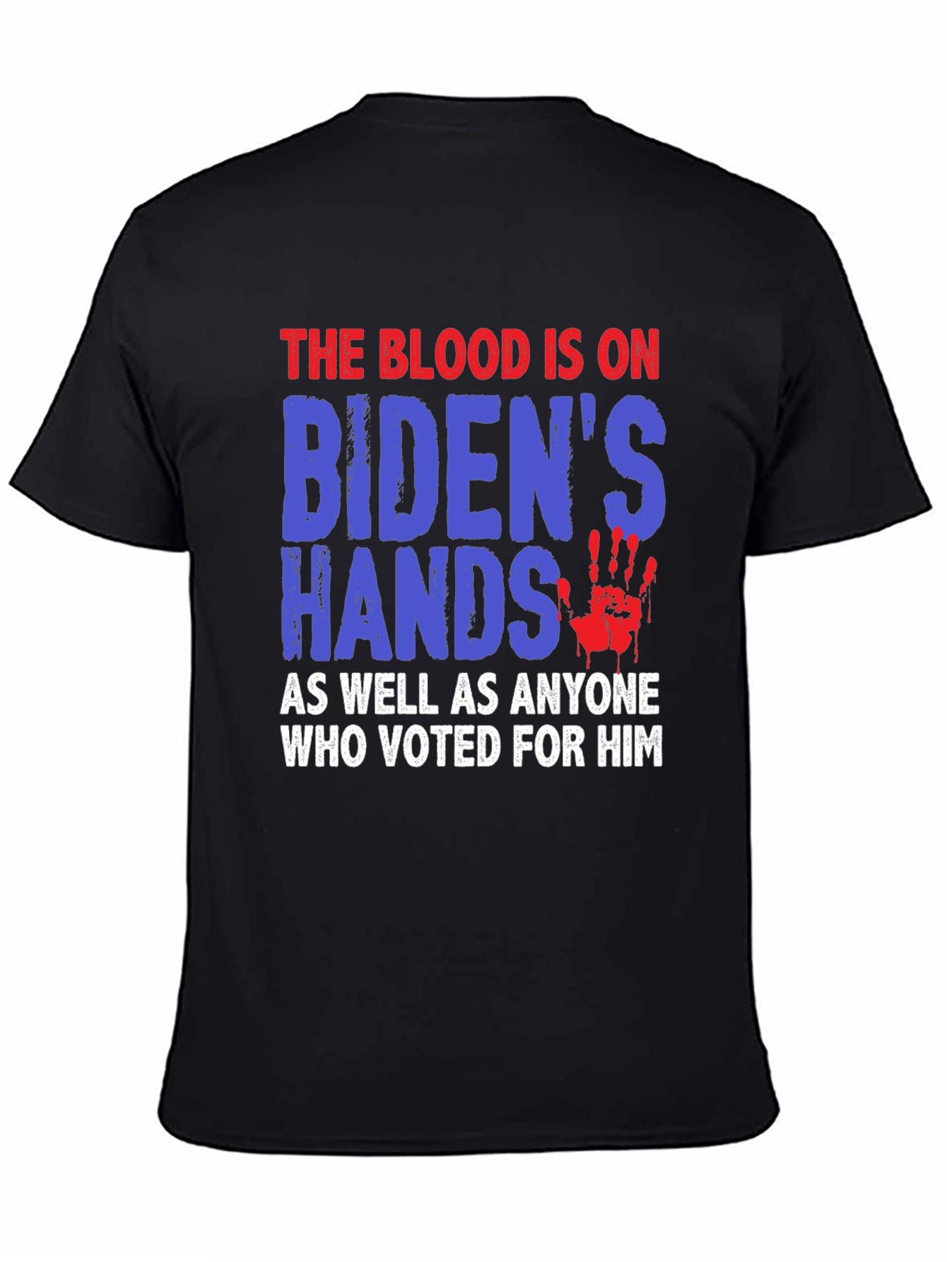 Bidens Hands Graphic Tee - Political Statement Shirt