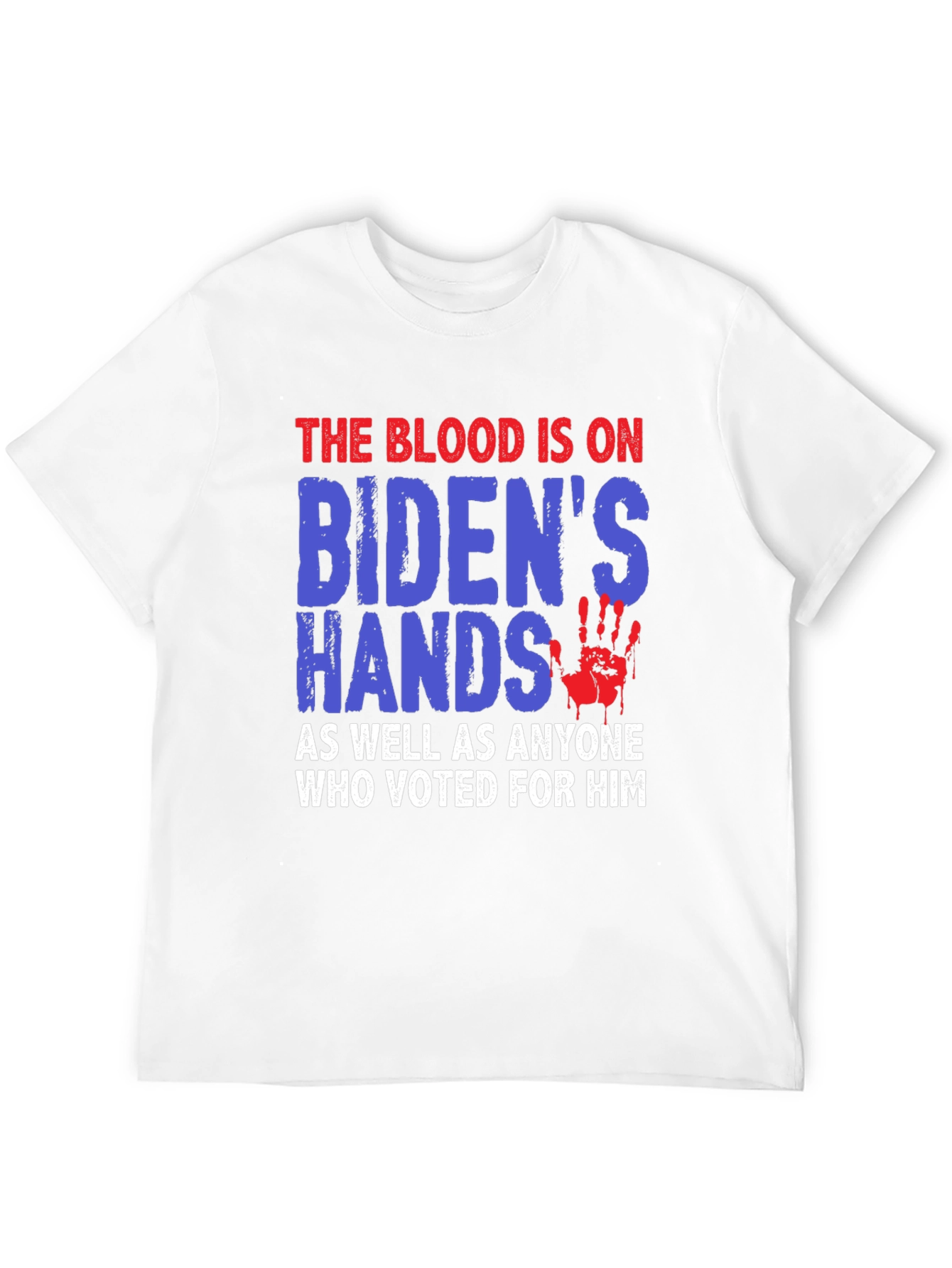 Bidens Hands Graphic Tee - Political Statement Shirt