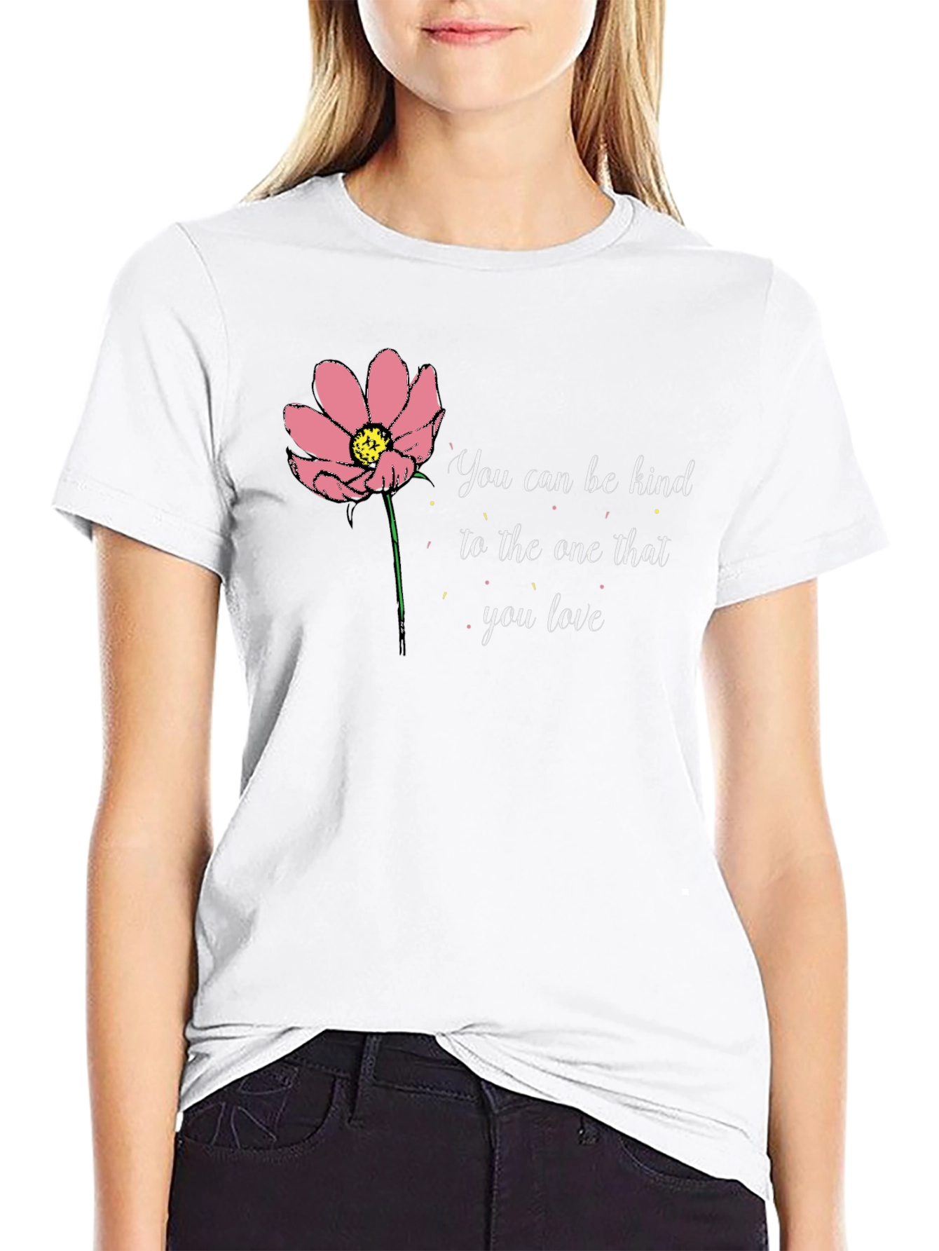 Kindness Flower Graphic Tee
