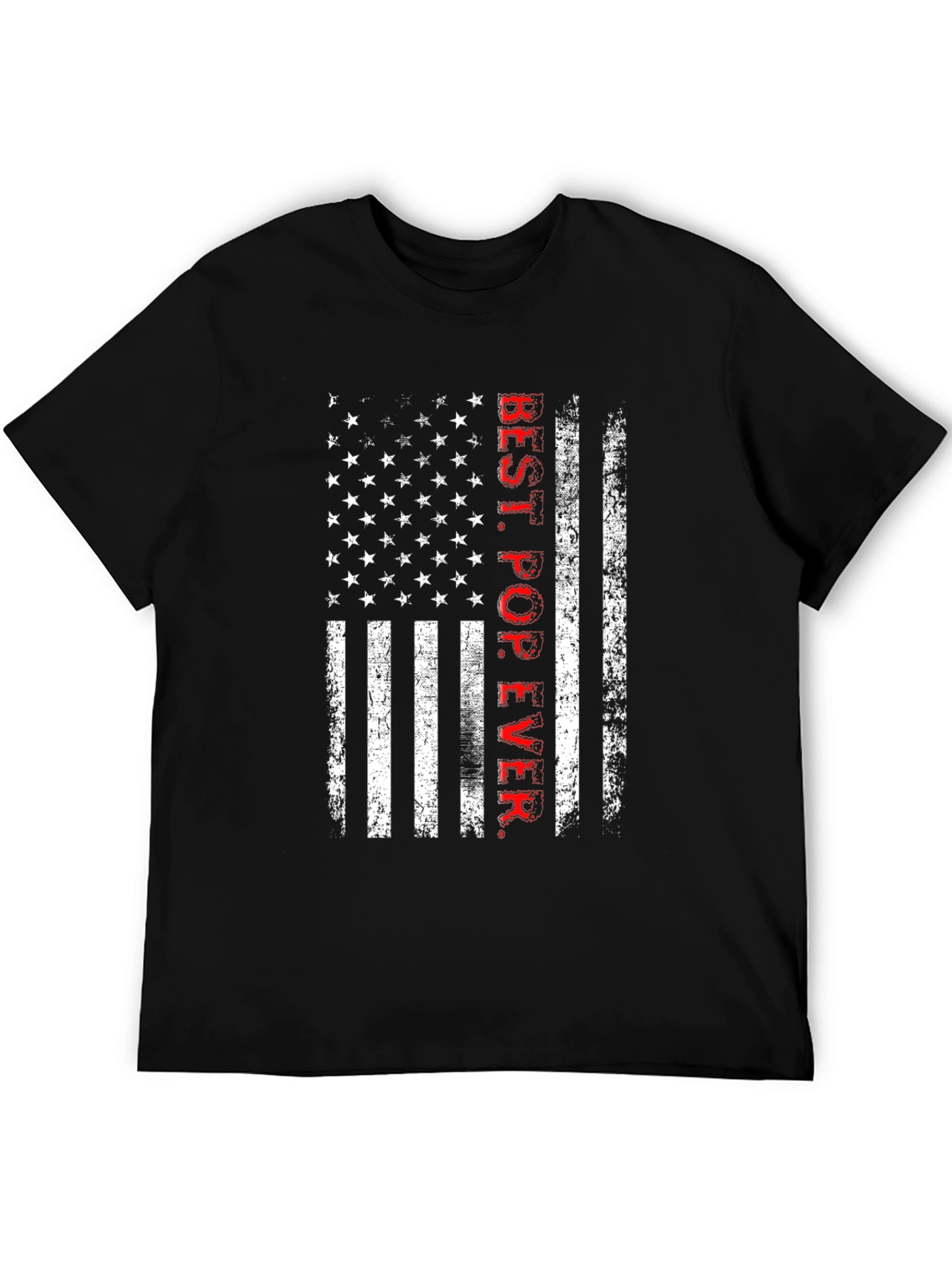 Best Pop Ever American Flag Graphic T-Shirt
