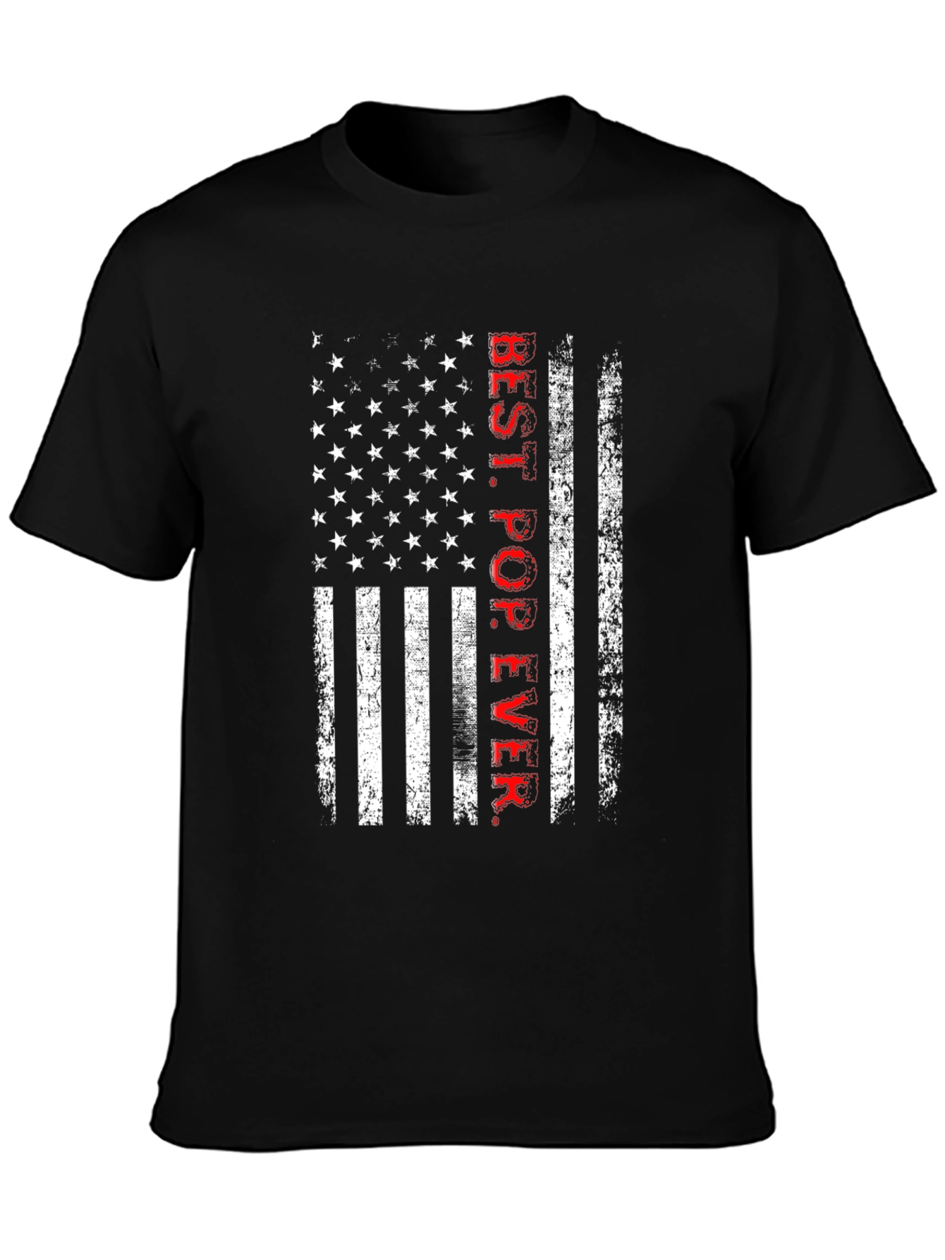 Best Pop Ever American Flag Graphic T-Shirt