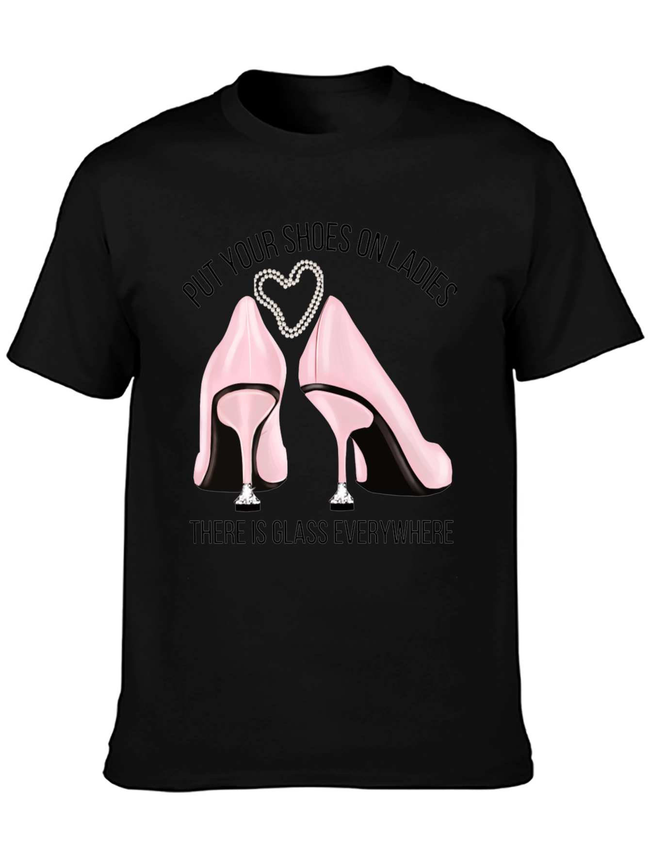 Glass Everywhere Shoe Tee