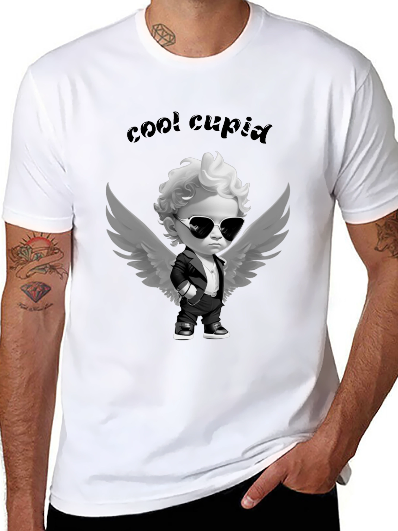 Cool Cupid Graphic Tee