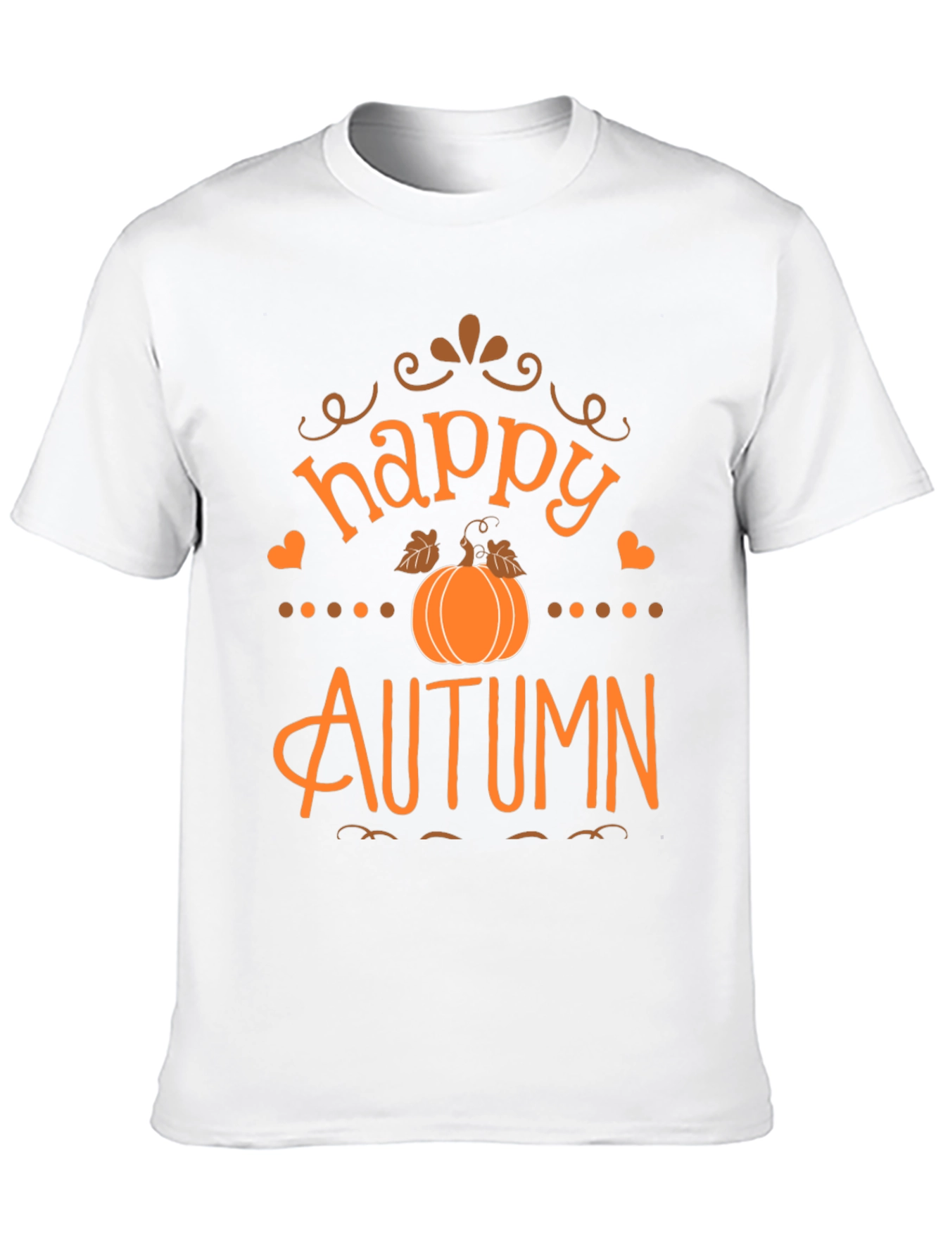 Happy Autumn T-Shirt - Fall Pumpkin Tee