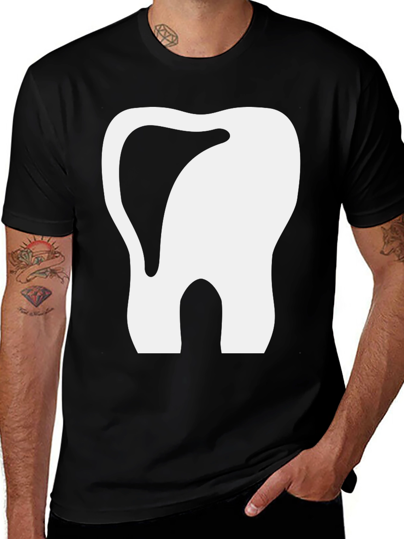 Tooth Graphic Tee - Dental Humor Shirt