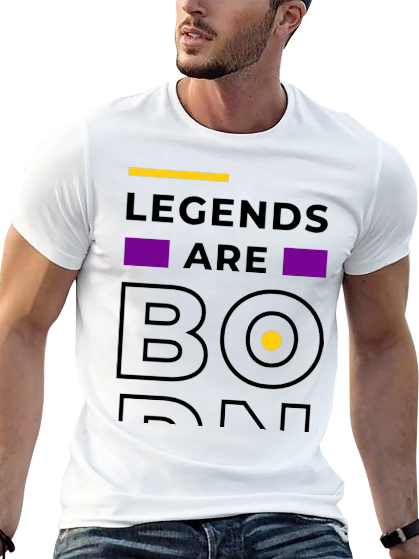 Legends Are Born Black T-Shirt
