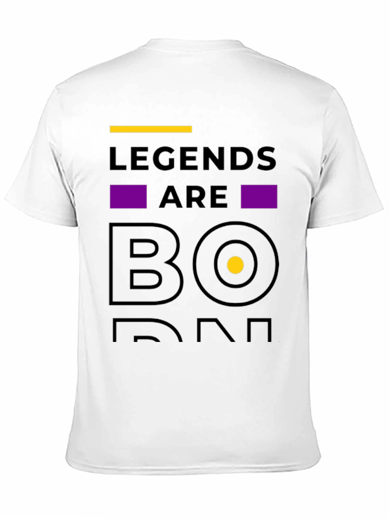 Legends Are Born Black T-Shirt
