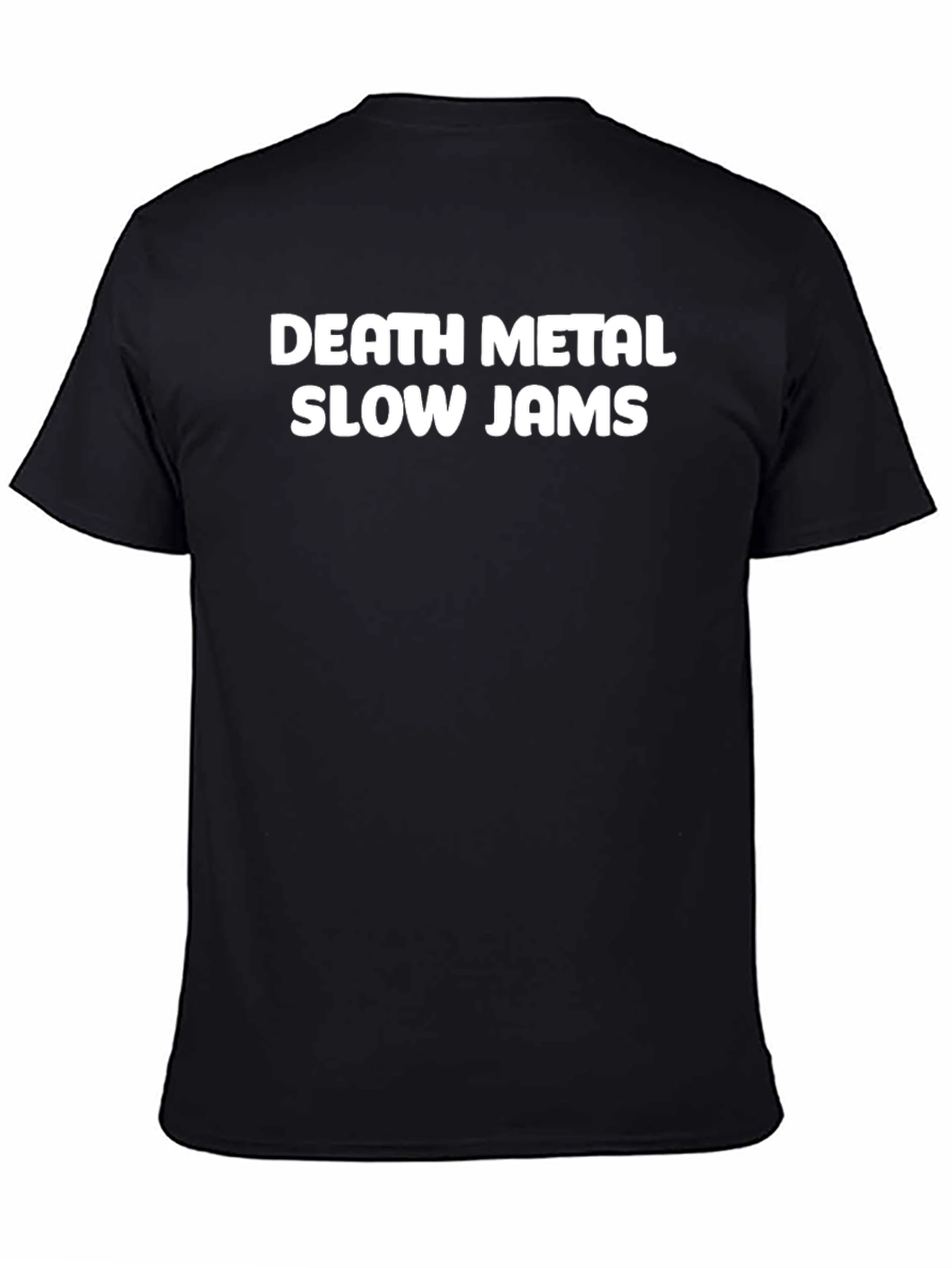 Death Metal Slow Jams Graphic T-Shirt - Black