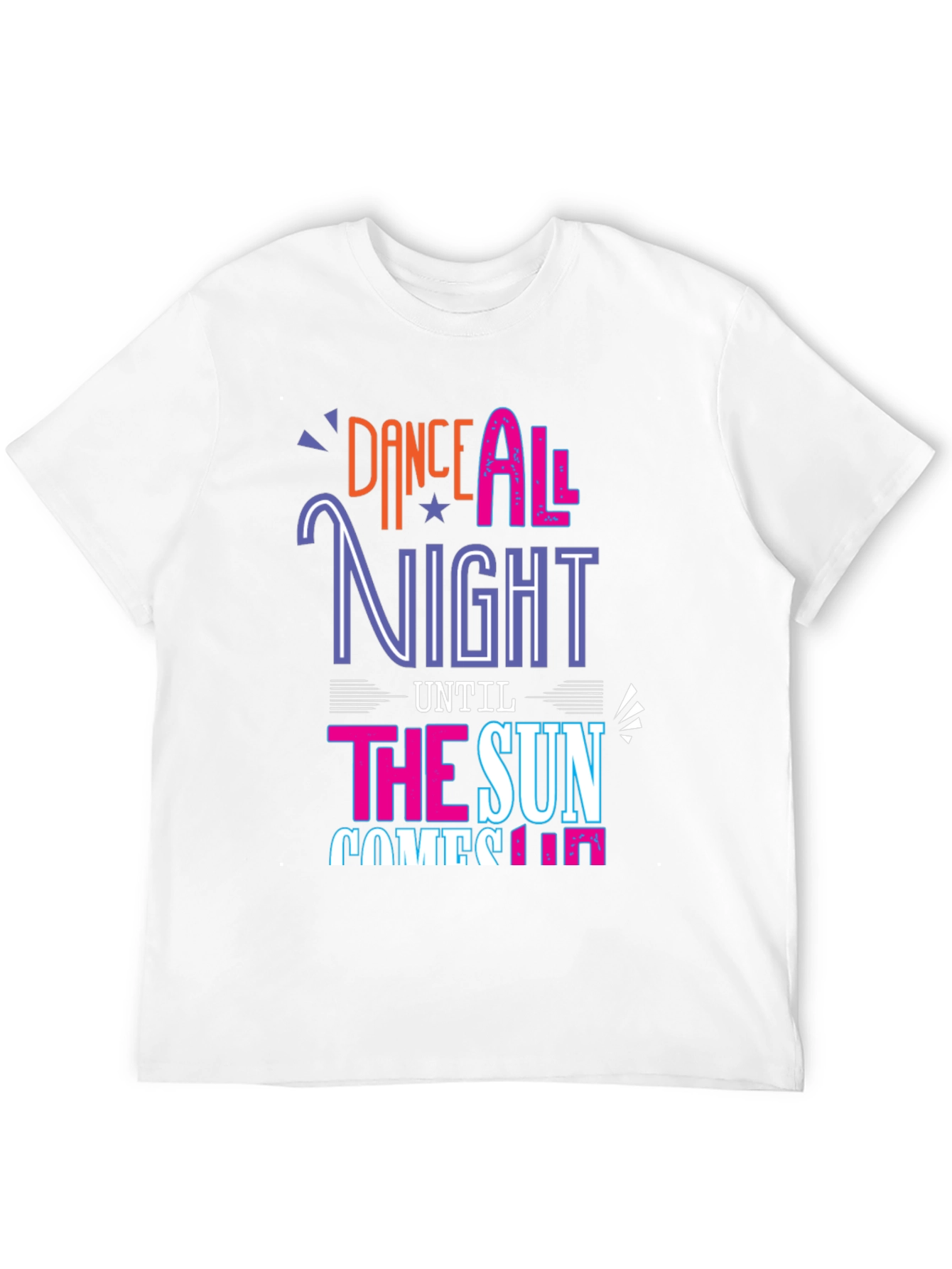 Dance All Night Graphic Tee - Black