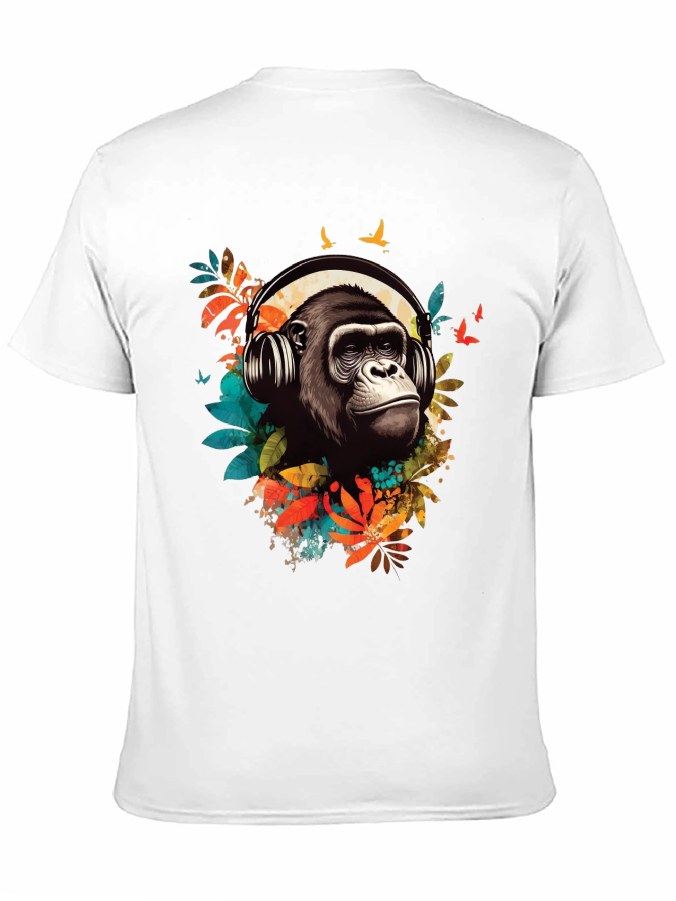 Cool Gorilla DJ Black T-Shirt