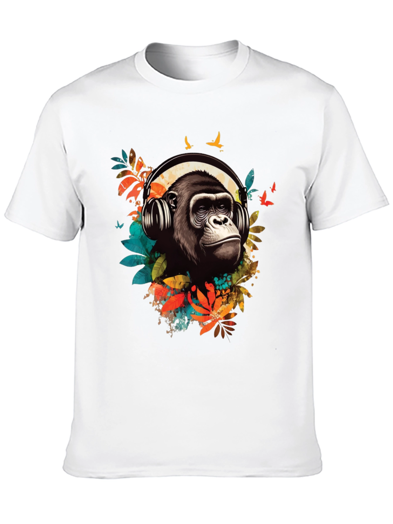 Cool Gorilla DJ Black T-Shirt